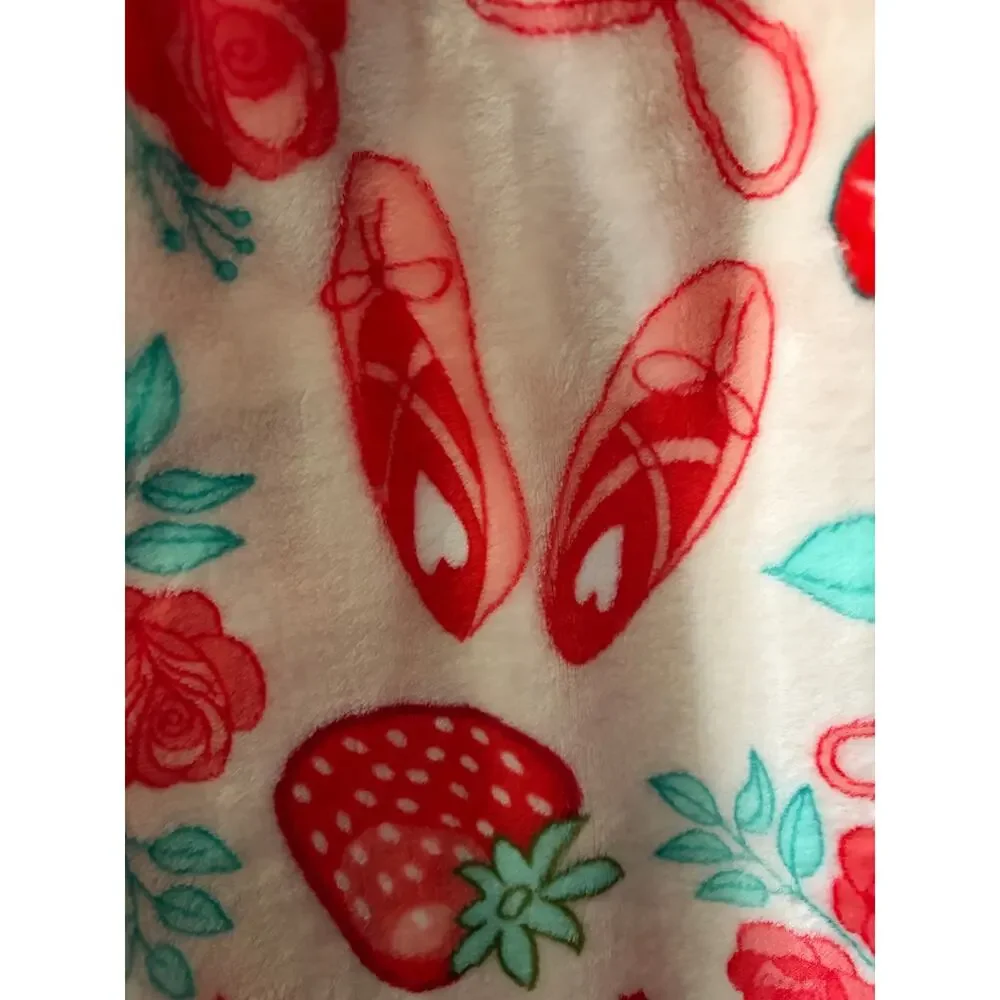 Charming Coquette Plush Throw Blanket 50
